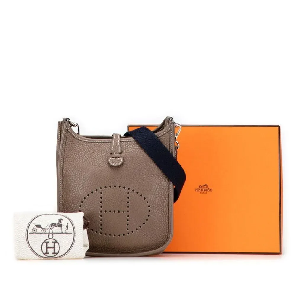 Hermes Evelyne TPM Taurillon Clemence Shoulder Bag